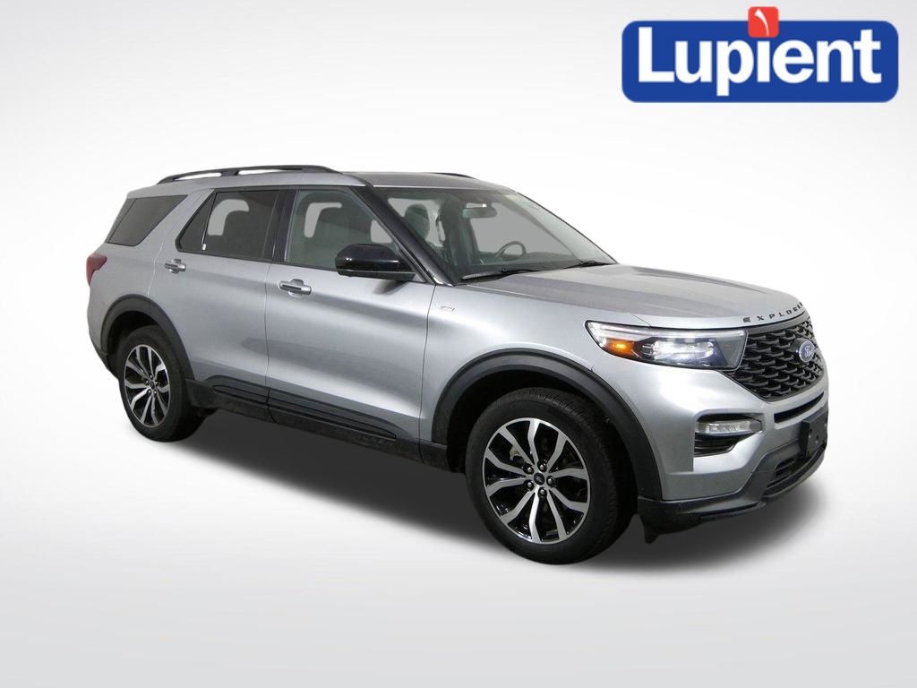 Silver 2023 Ford Explorer ST-Line AWD SUV / Crossover All-Wheel Drive Automatic