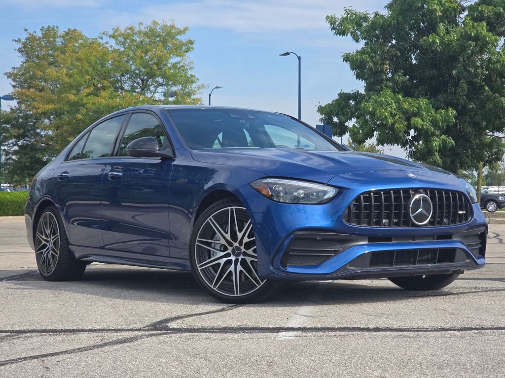 Certified Used 2026 Blue Mercedes-Benz C 43 AMG® image 2