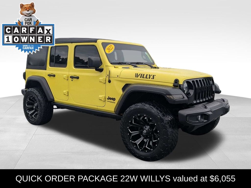 High Velocity Clearcoat 2022 Jeep Wrangler SUV / Crossover Four-Wheel Drive 8-Speed Automatic
