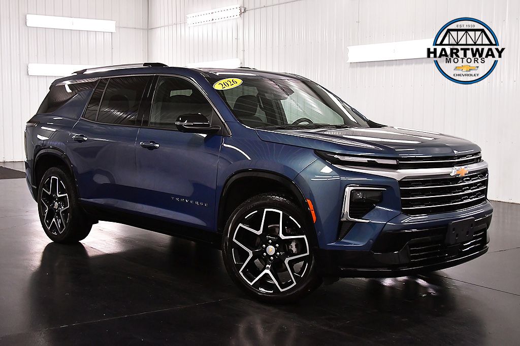 Lakeshore Blue Metallic 2026 Chevrolet Traverse SUV / Crossover Four-Wheel Drive 8-Speed Automatic