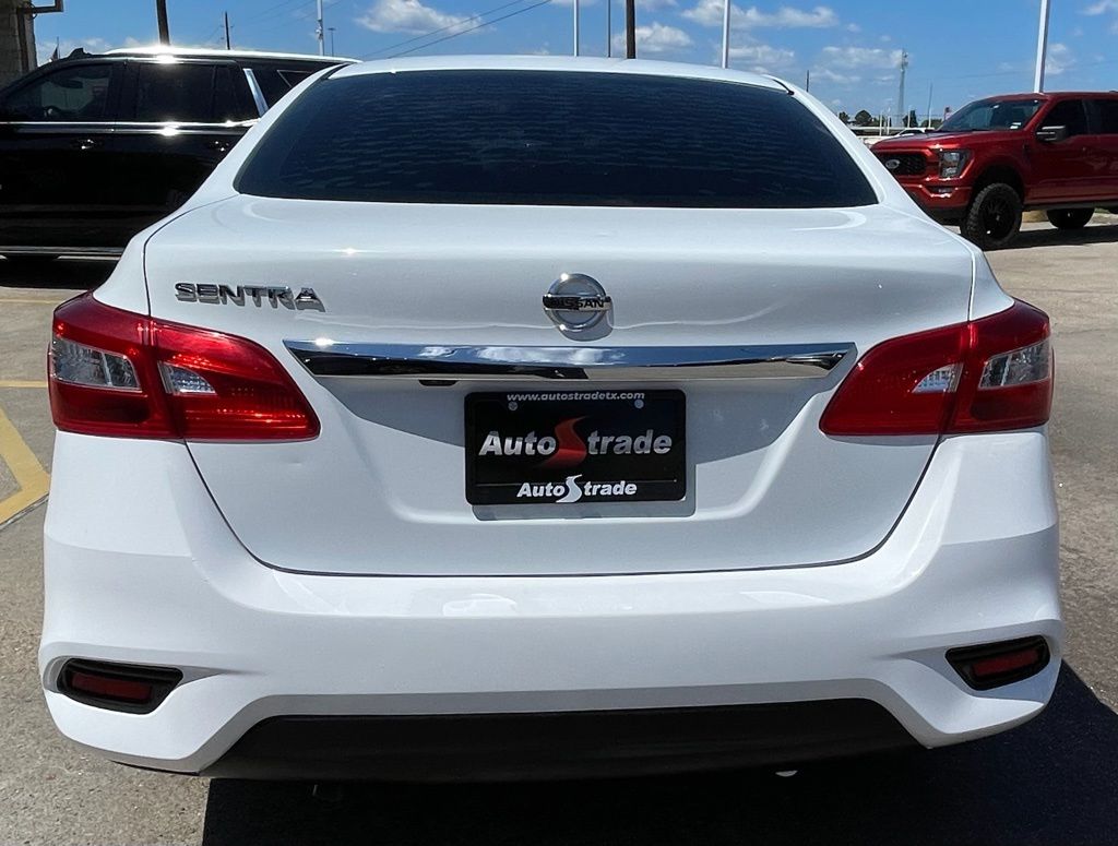 2019 Nissan Sentra S White at Bravo Nissan
