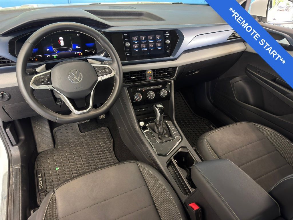 2023 Volkswagen Taos 1.5T SE White at DeMontrond Automotive Group