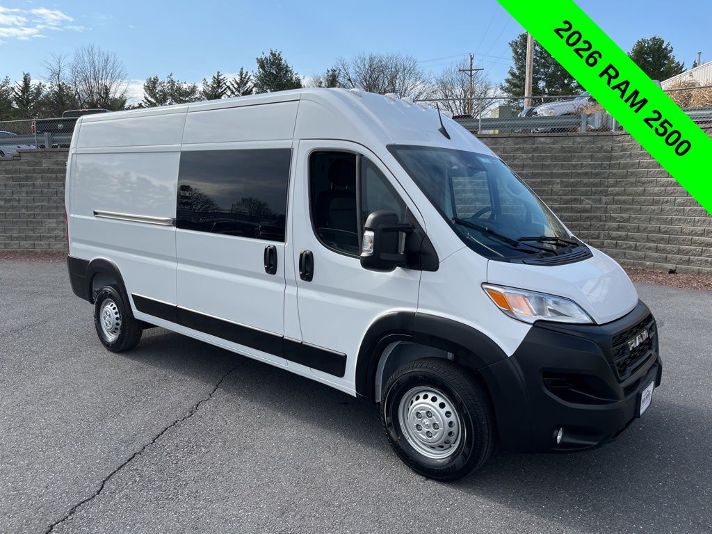 Bright White Clearcoat 2026 RAM ProMaster Van 9-Speed Automatic