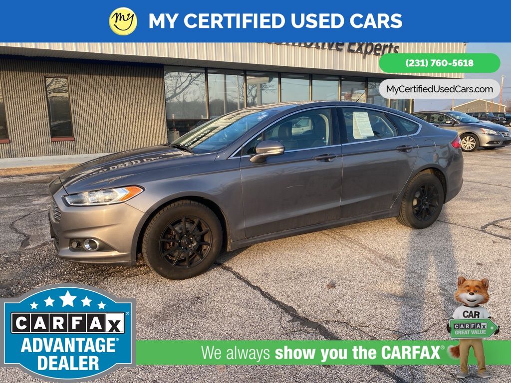 Gray 2014 Ford Fusion SE AWD Sedan 6-Speed Automatic