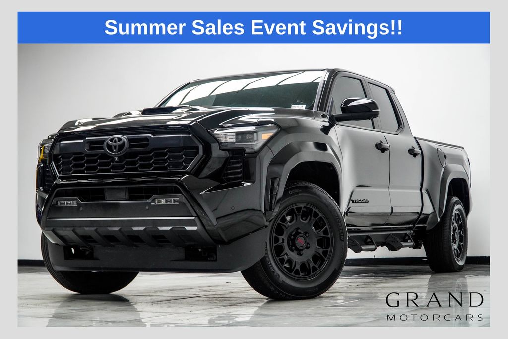 Black 2024 Toyota Tacoma Pickup Truck Four-Wheel Drive 8-Speed Automatic