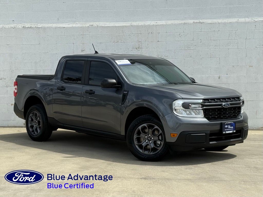 Gray Metallic 2024 Ford Maverick XLT SuperCrew FWD Pickup Truck Front-Wheel Drive Continuously Variable Transmission