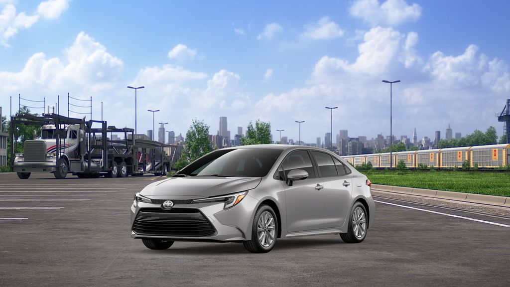 Silver 2026 Toyota Corolla Hybrid Sedan Front-Wheel Drive Continuously Variable Transmission