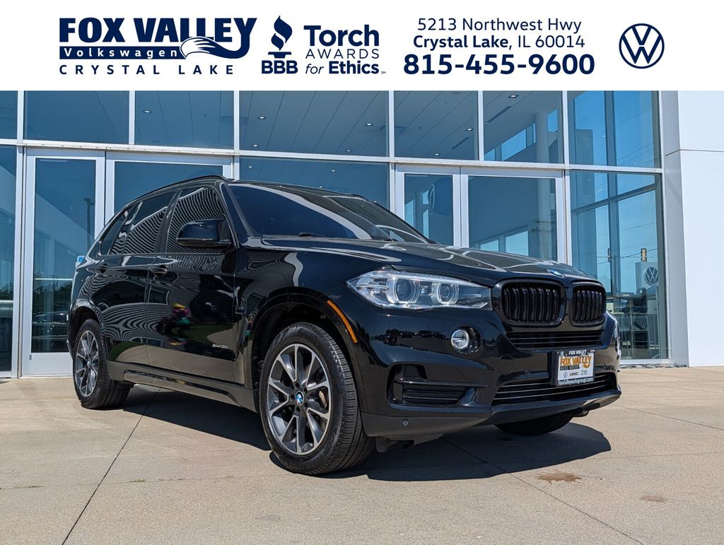 Jet Black 2017 BMW X5 SUV / Crossover All-Wheel Drive 8-Speed Automatic
