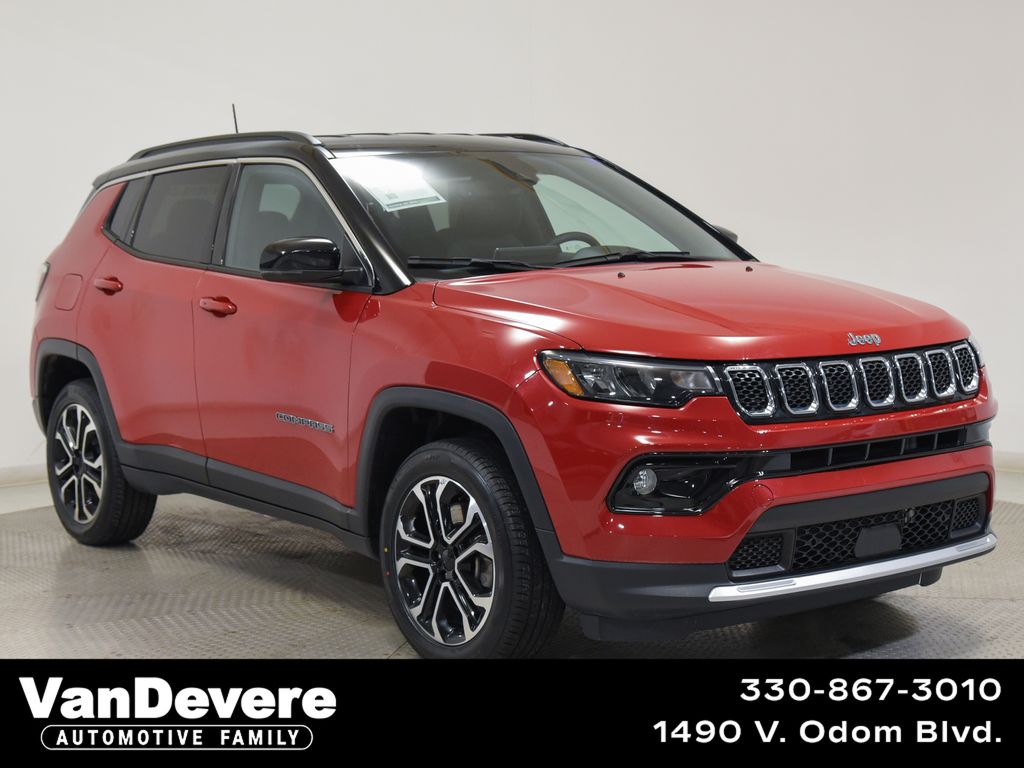 Red 2024 Jeep Compass SUV / Crossover Four-Wheel Drive 8-Speed Automatic