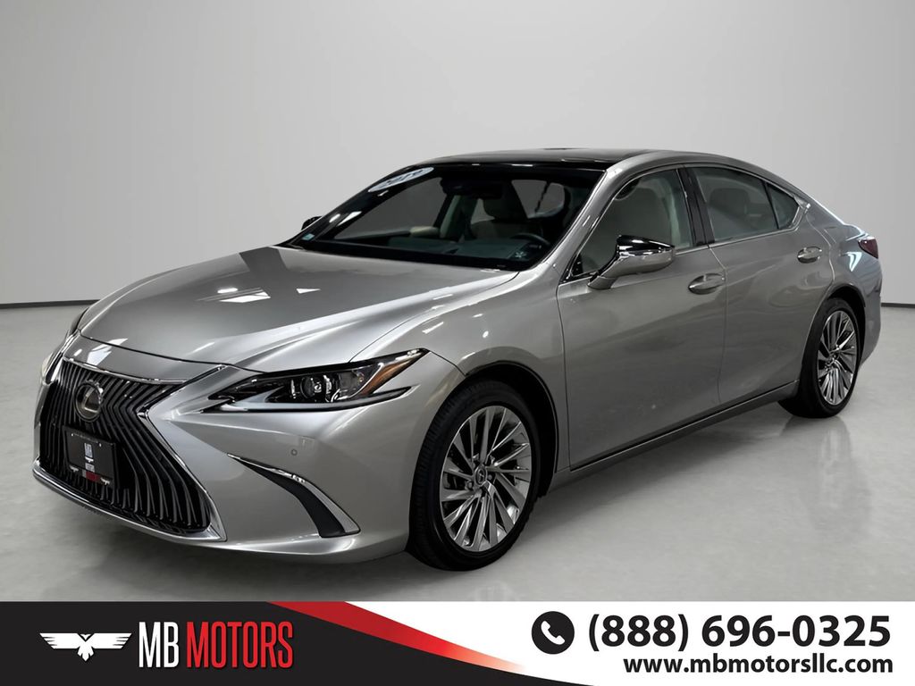 Silver 2019 Lexus ES 350 Luxury FWD Sedan Front-Wheel Drive 8-Speed Automatic