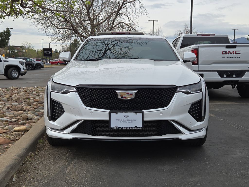 Crystal White Tricoat 2020 Cadillac CT4 Sport AWD Sedan All-Wheel Drive 8-Speed Automatic