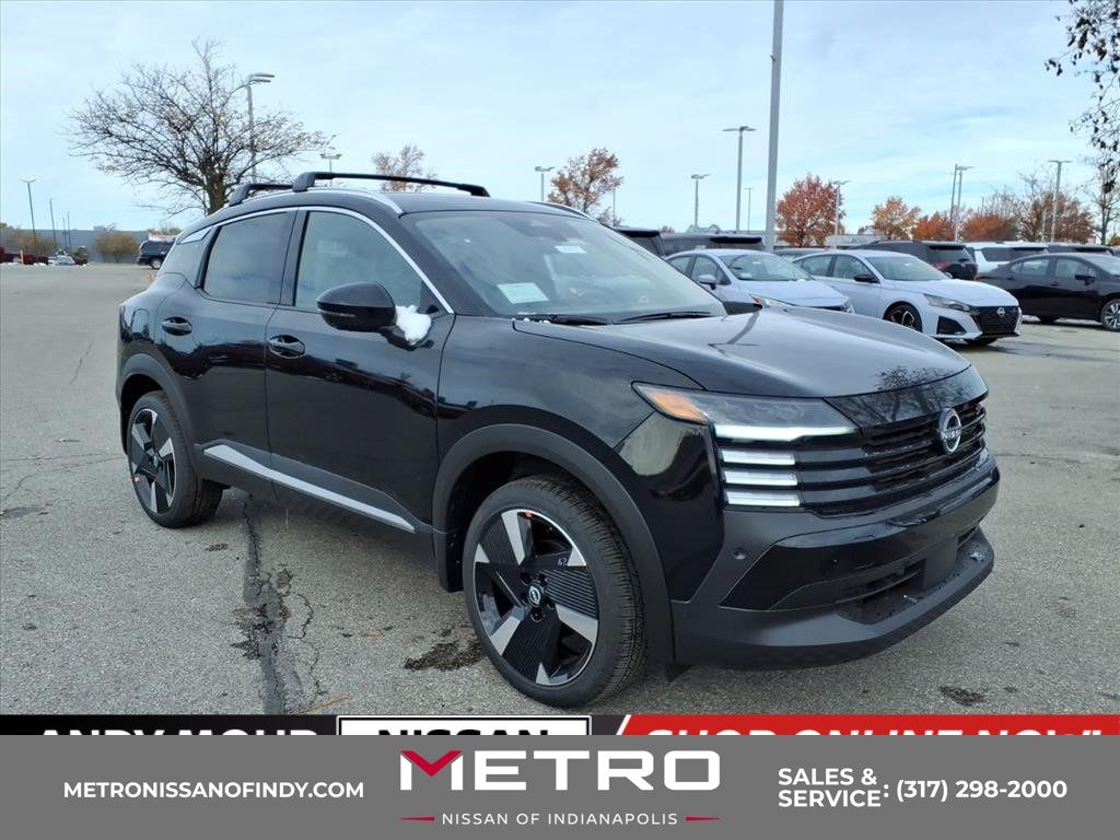 Super Black 2026 Nissan Kicks SUV / Crossover All-Wheel Drive Continuously Variable Transmission