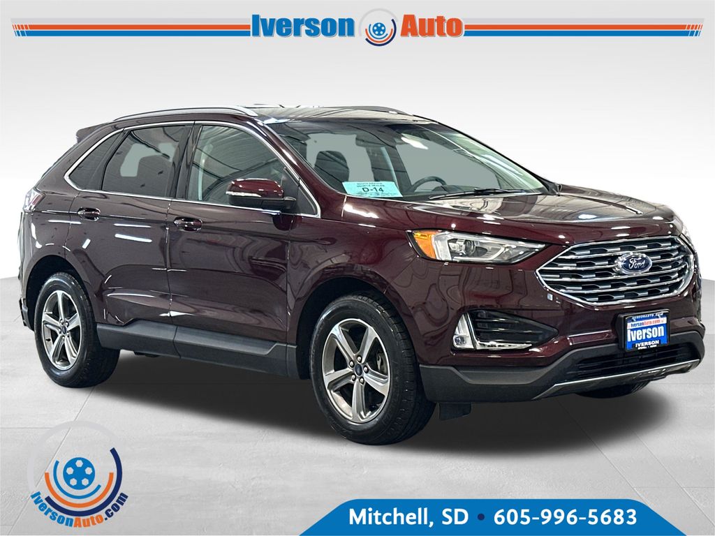 Red (Burgundy) 2020 Ford Edge SUV / Crossover All-Wheel Drive 8-Speed Automatic