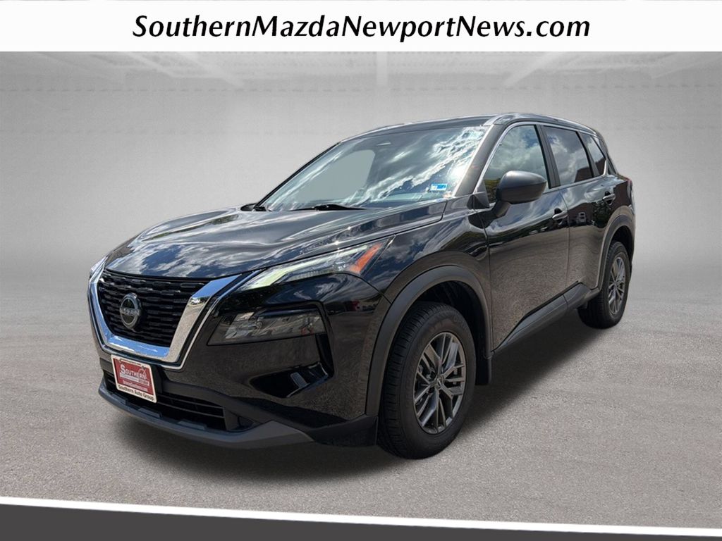 Super Black 2023 Nissan Rogue SUV / Crossover All-Wheel Drive Continuously Variable Transmission