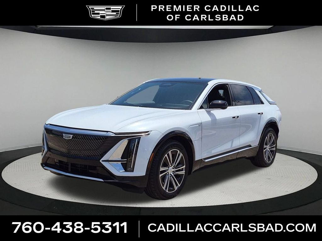 Vibrant White Tricoat 2026 Cadillac LYRIQ SUV / Crossover All-Wheel Drive 1-Speed Automatic