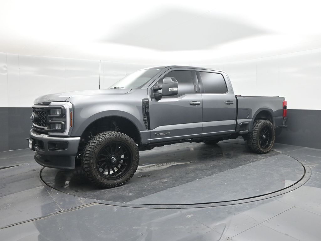Carbonized Gray Metallic 2024 Ford F-250 Super Duty Lariat Crew Cab 4WD Pickup Truck Four-Wheel Drive Automatic