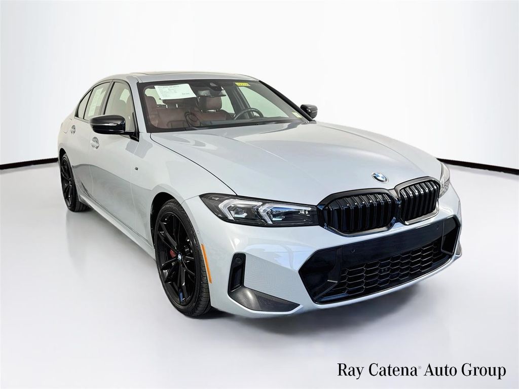 Brooklyn Gray Metallic 2023 BMW 3 Series Sedan All-Wheel Drive 8-Speed Automatic