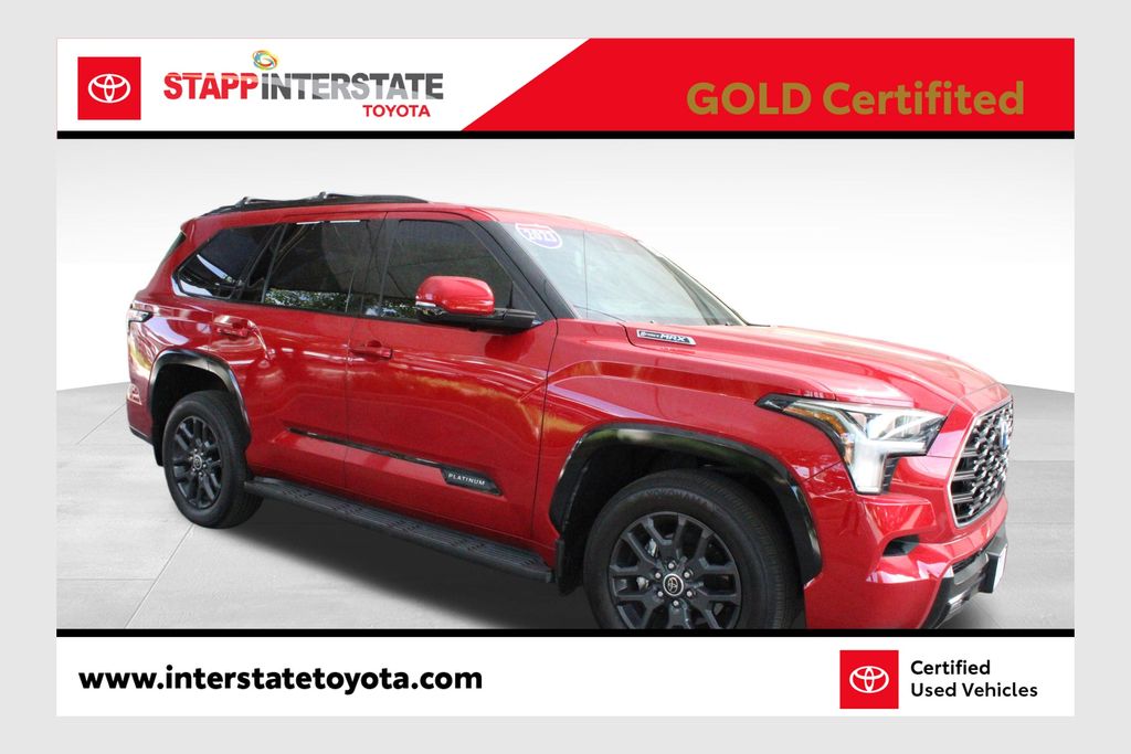 Supersonic Red 2023 Toyota Sequoia Platinum 4WD SUV / Crossover Four-Wheel Drive Automatic