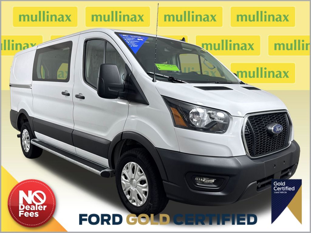 Oxford White 2025 Ford Transit Cargo Van Rear-Wheel Drive 