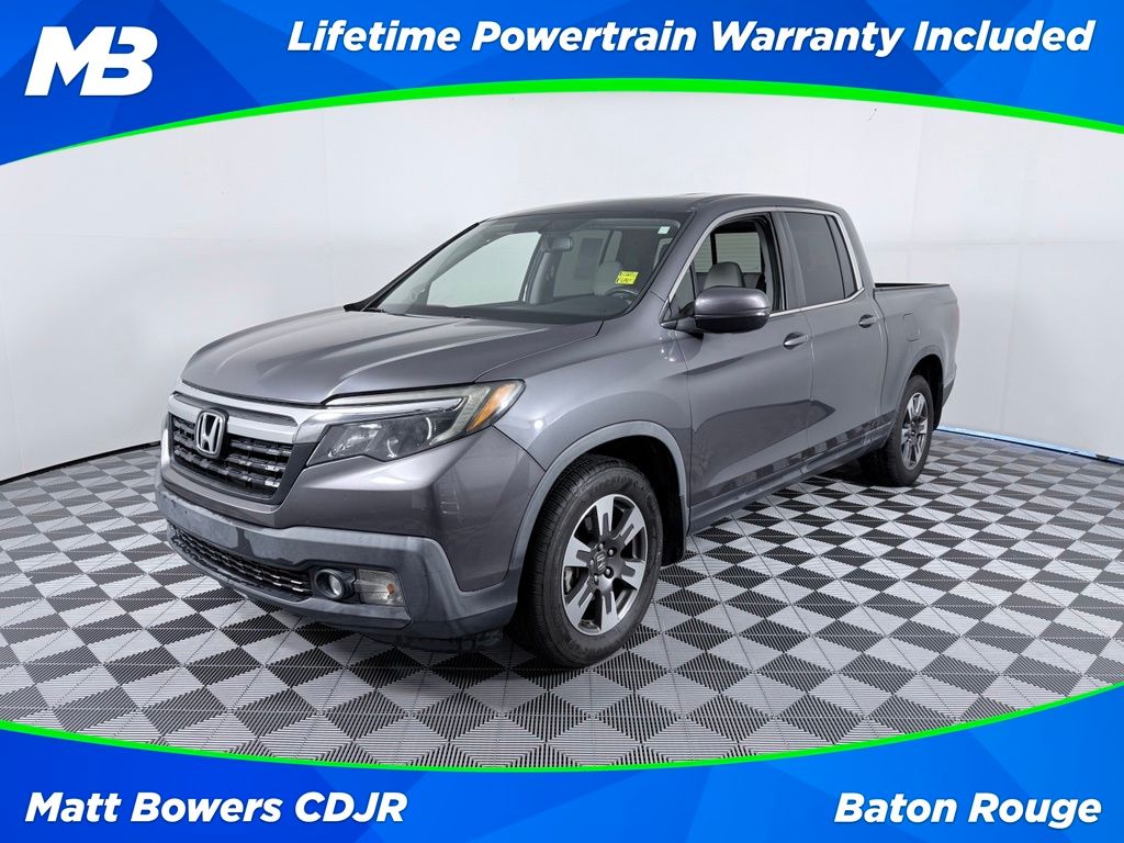 Gray 2019 Honda Ridgeline Pickup Truck Front-Wheel Drive 6-Speed Automatic