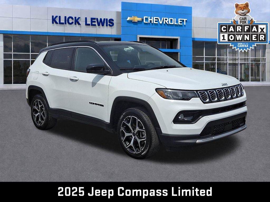 2025 Jeep Compass Limited White at South Hills CDJR