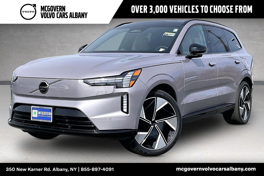 Aurora Silver 2026 Volvo EX90 Twin Performance Ultra 7-Passenger eAWD SUV / Crossover All-Wheel Drive 1-Speed Automatic