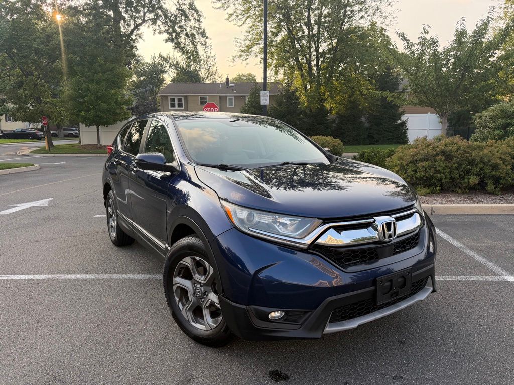Blue 2017 Honda CR-V SUV / Crossover All-Wheel Drive Continuously Variable Transmission