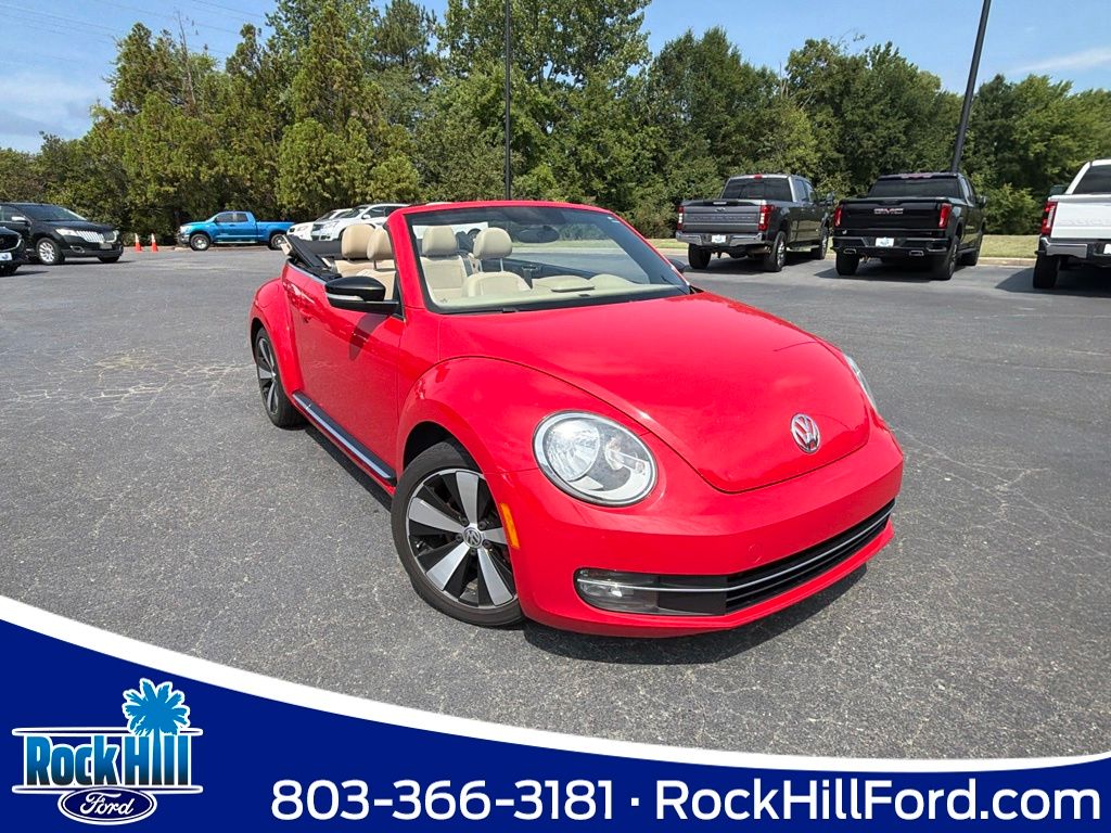 Tornado Red 2013 Volkswagen Beetle Hatchback Front-Wheel Drive 6-Speed Dual Clutch