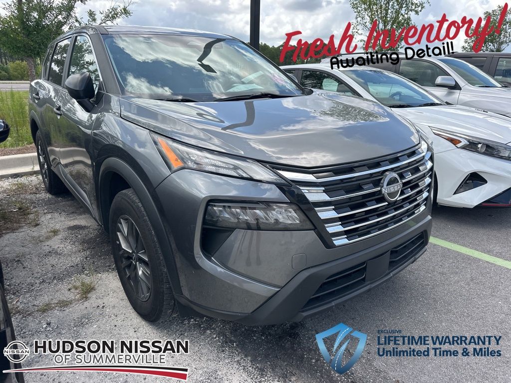 2024 Gun Metallic Nissan Rogue S SUV