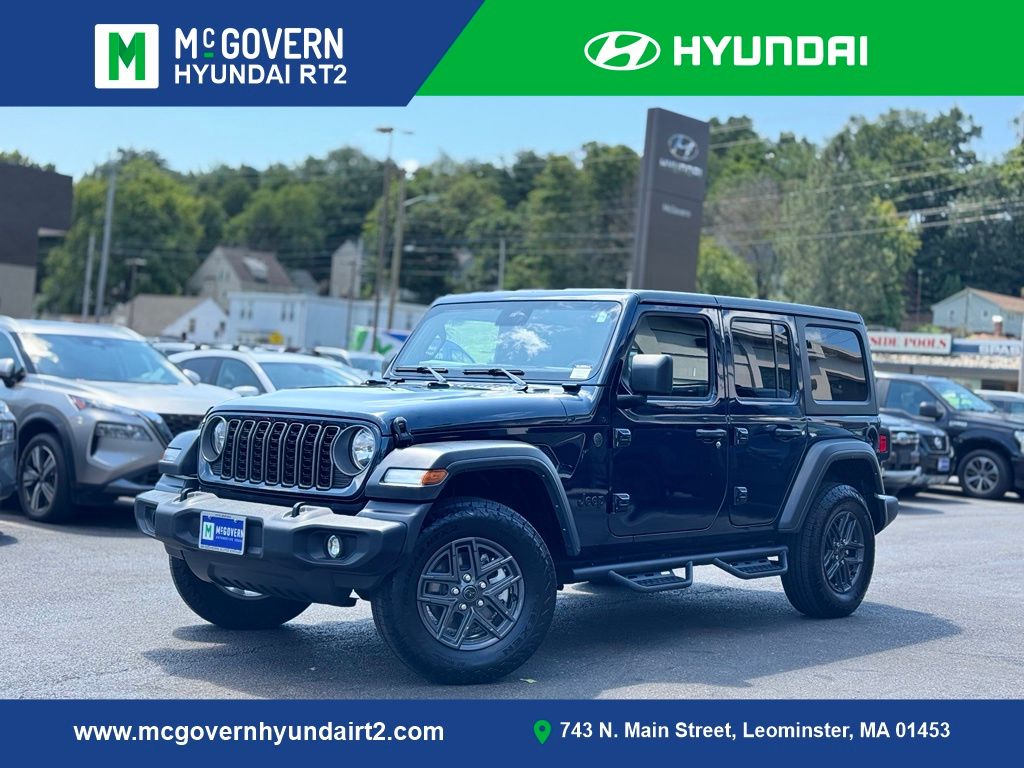 Fathom Blue Pearlcoat 2025 Jeep Wrangler SUV / Crossover Four-Wheel Drive 8-Speed Automatic