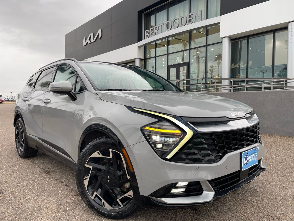 Wolf Gray 2023 Kia Sportage SX Prestige FWD SUV / Crossover Front-Wheel Drive 8-Speed Automatic