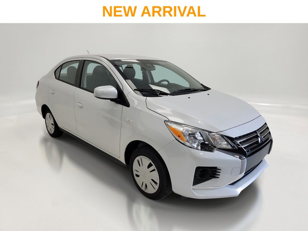 White Diamond 2024 Mitsubishi Mirage G4 Sedan Front-Wheel Drive Continuously Variable Transmission