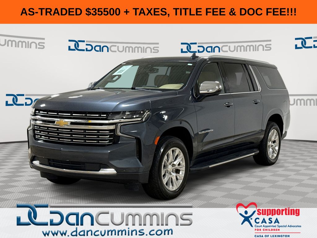 Shadow Gray Metallic 2021 Chevrolet Suburban SUV / Crossover Four-Wheel Drive 
