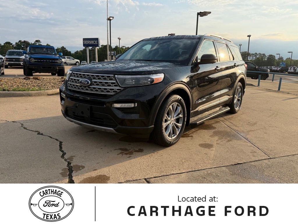 Black Metallic 2023 Ford Explorer SUV / Crossover All-Wheel Drive Automatic