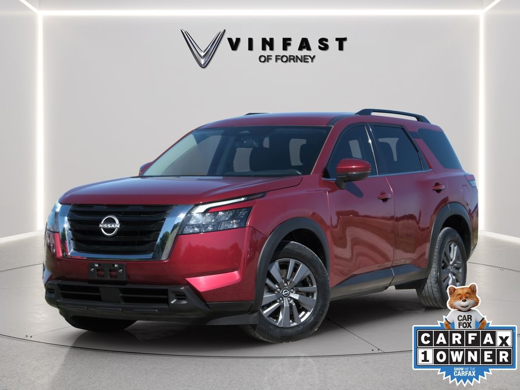 Red (Scarlet Ember Tintcoat) 2023 Nissan Pathfinder SV FWD SUV / Crossover Front-Wheel Drive 9-Speed Automatic