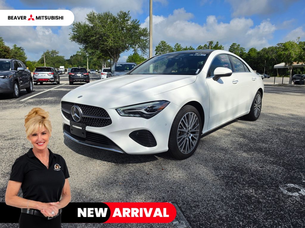 Polar White 2025 Mercedes-Benz CLA Coupe All-Wheel Drive 8-Speed Dual Clutch