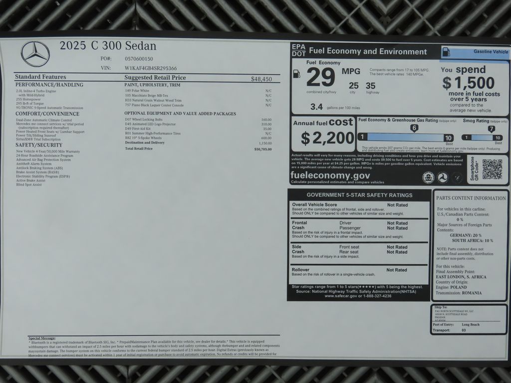 Thumbnail: 2025 Mercedes-Benz C-Class - 9