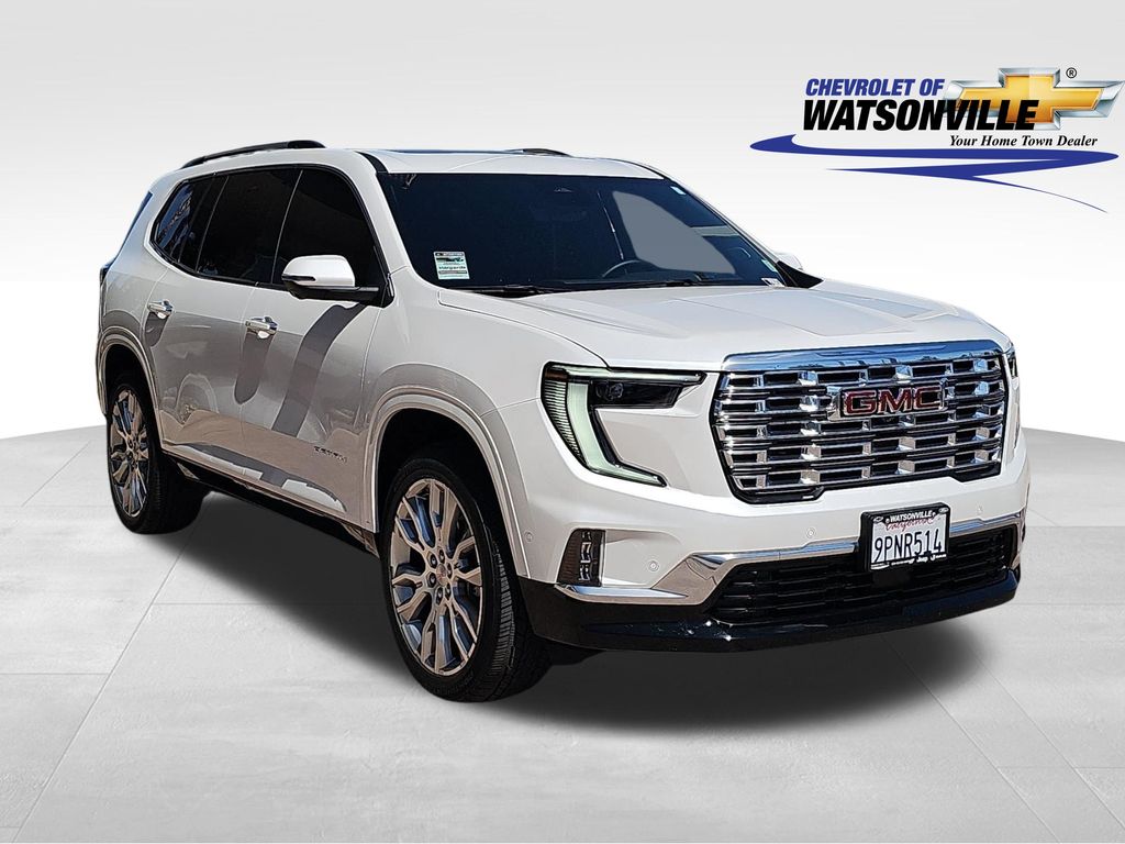 White Frost Tricoat 2024 GMC Acadia SUV / Crossover Front-Wheel Drive 8-Speed Automatic