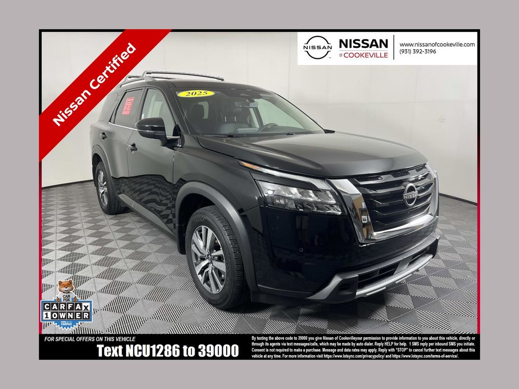 Super Black 2025 Nissan Pathfinder SUV / Crossover Front-Wheel Drive 9-Speed Automatic