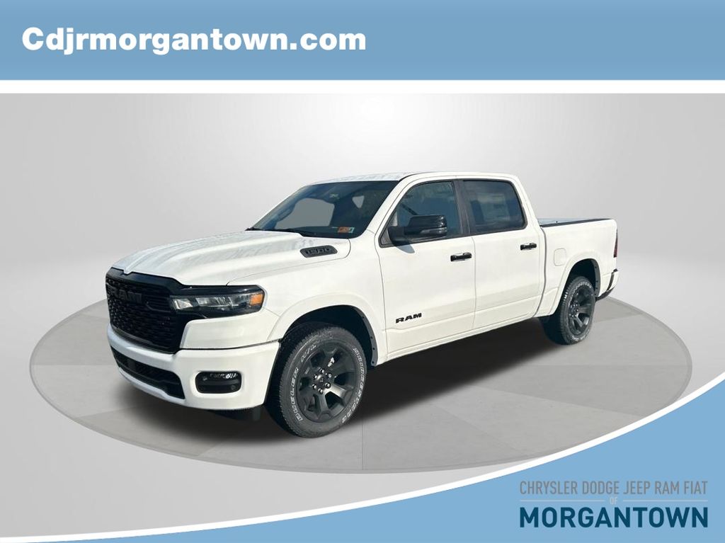Bright White Clearcoat 2026 RAM 1500 Big Horn Crew Cab 4WD Pickup Truck Four-Wheel Drive 8-Speed Automatic