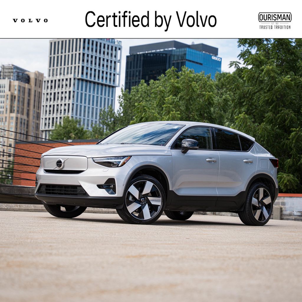 Silver Dawn Metallic 2023 Volvo C40 Recharge SUV / Crossover All-Wheel Drive 1-Speed Automatic