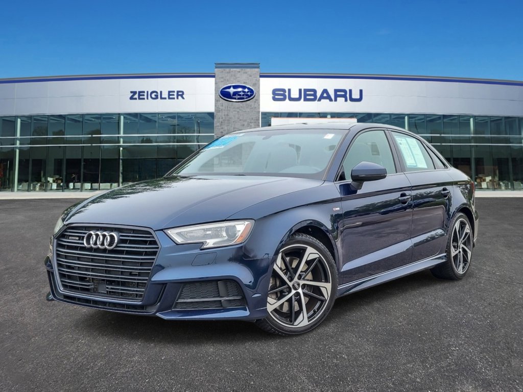 Cosmos Blue Metallic 2020 Audi A3 Sedan All-Wheel Drive 7-Speed Automatic