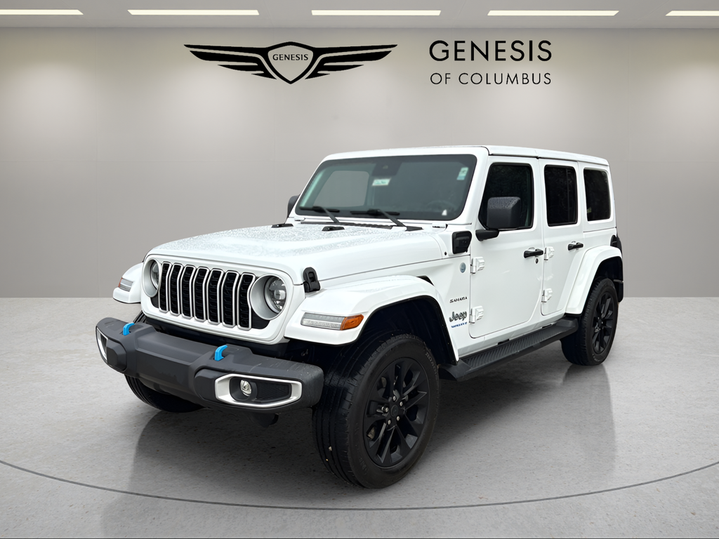 Bright White Clearcoat 2024 Jeep Wrangler 4xe SUV / Crossover Four-Wheel Drive 8-Speed Automatic
