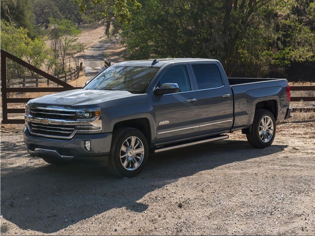 Black 2017 Chevrolet Silverado 1500 Pickup Truck Four-Wheel Drive 8-Speed Automatic Overdrive