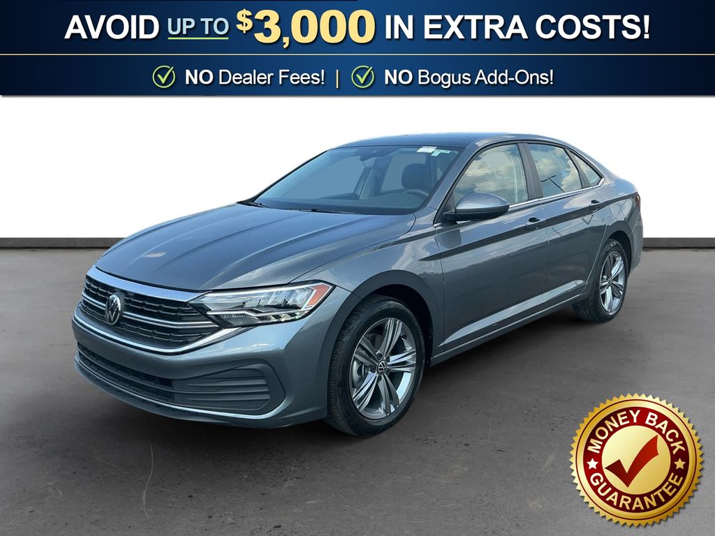 Platinum Gray Metallic 2023 Volkswagen Jetta Sedan Front-Wheel Drive 8-Speed Automatic