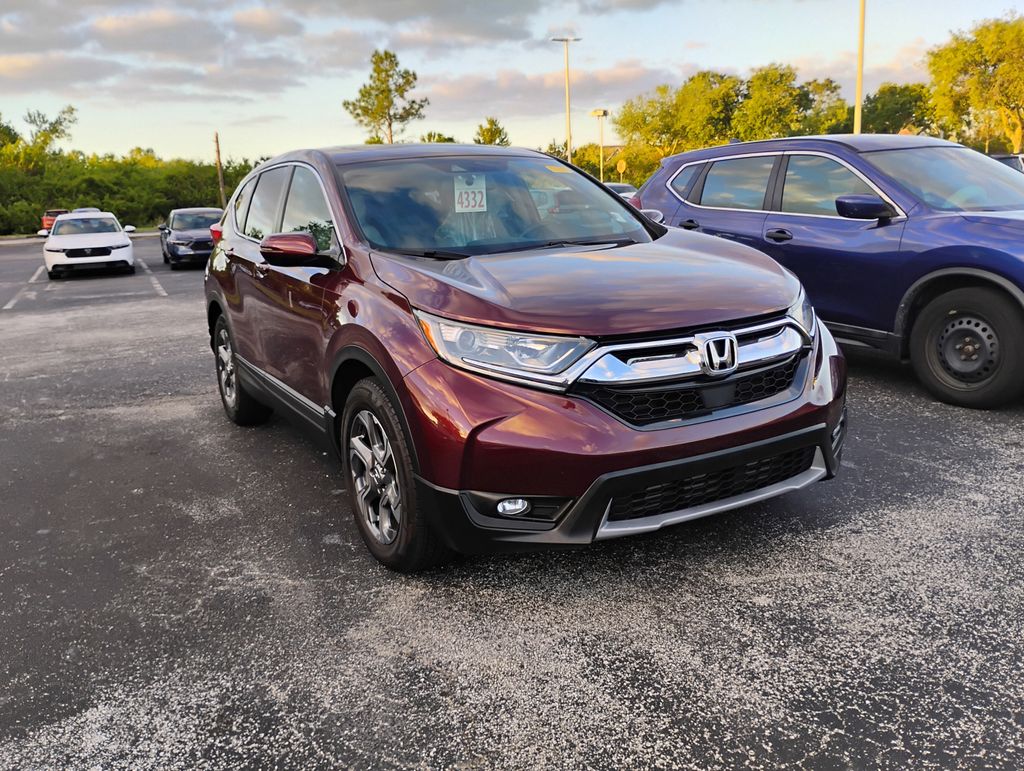 Red 2019 Honda CR-V EX-L FWD SUV / Crossover Front-Wheel Drive Continuously Variable Transmission