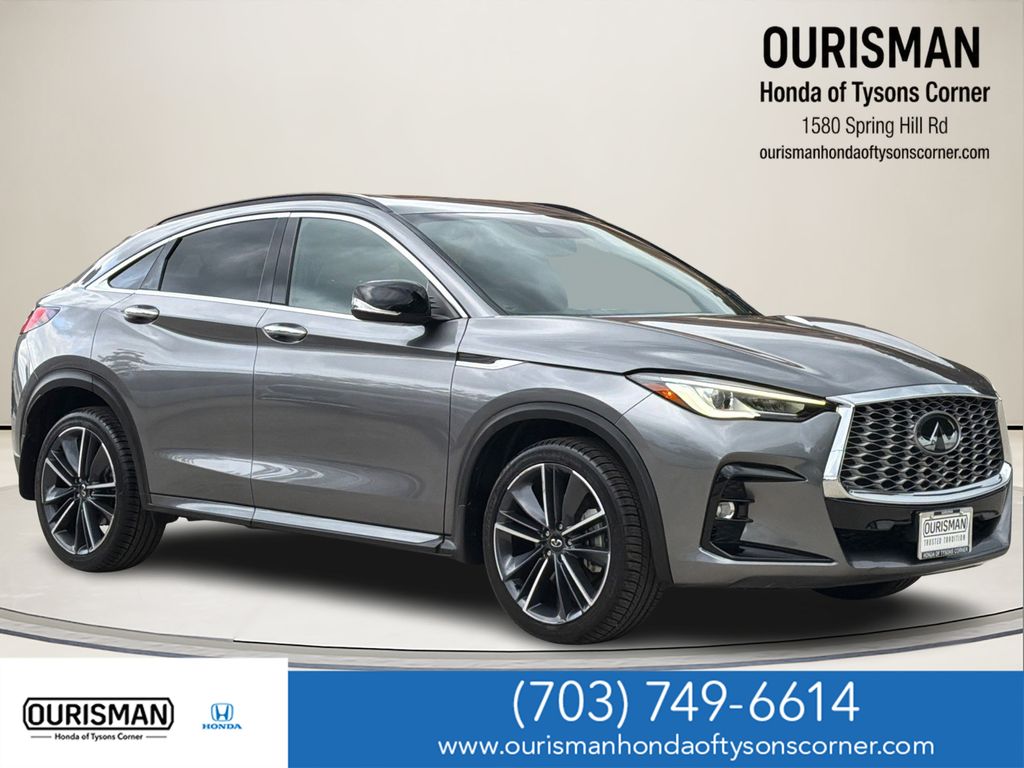 Gray (Graphite Shadow) 2023 INFINITI QX55 SUV / Crossover All-Wheel Drive Continuously Variable Transmission