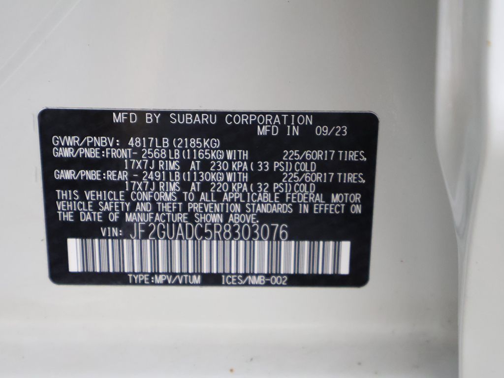 Used 2024 White Subaru Premium image 51