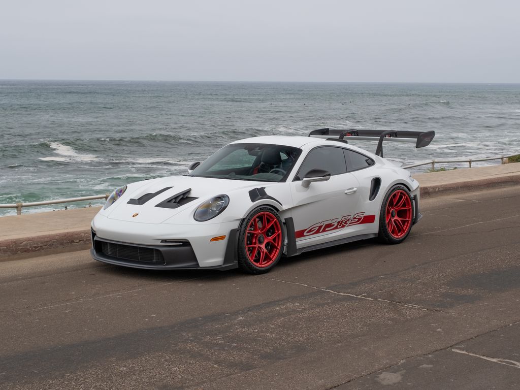 White 2025 Porsche 911 Coupe Rear-Wheel Drive 7-Speed Automatic