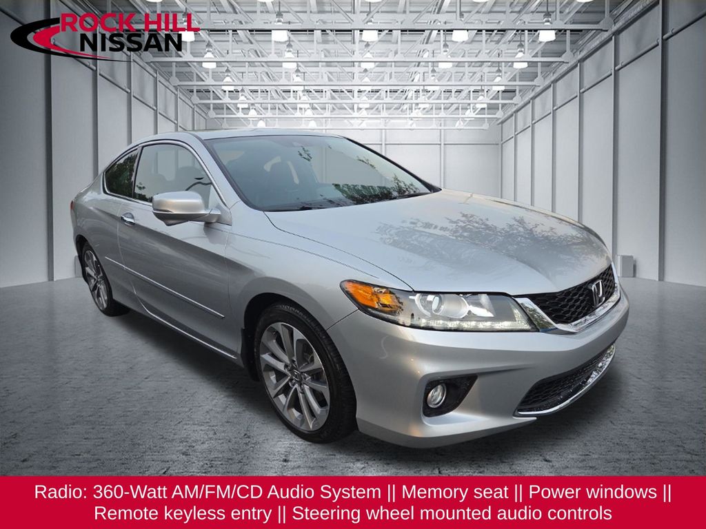 Alabaster Silver Metallic 2015 Honda Accord Coupe Coupe Front-Wheel Drive 6-Speed Automatic